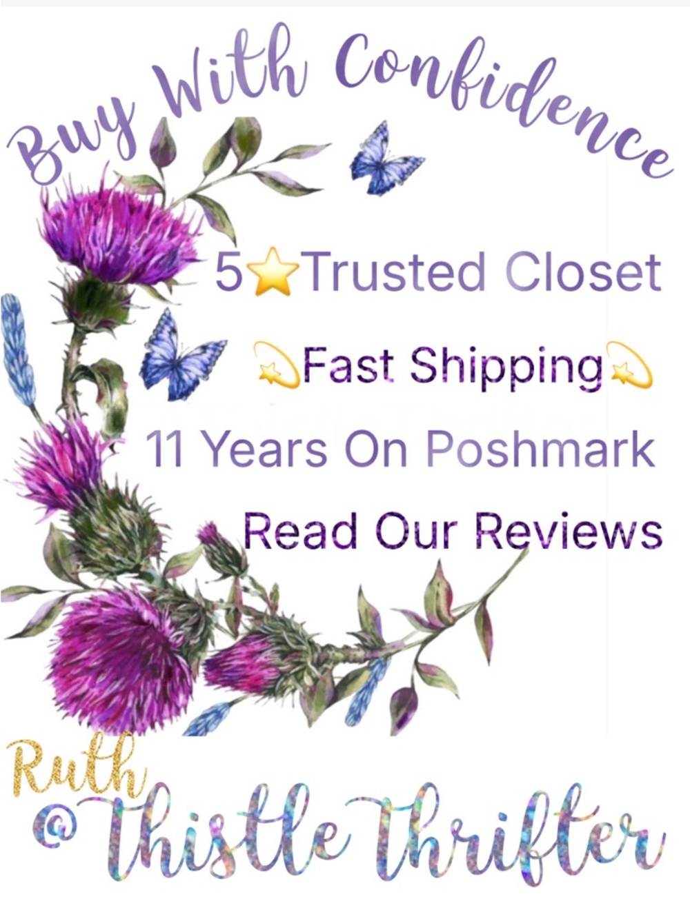 MEET YOUR POSHER, Ruth🤗 I sell Men’s, Kids, Women’s clothing & purses NWT/EUC - Picture 9 of 10